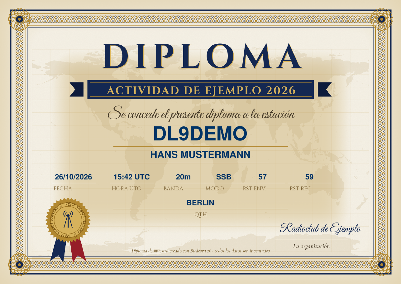 Diploma de ejemplo
