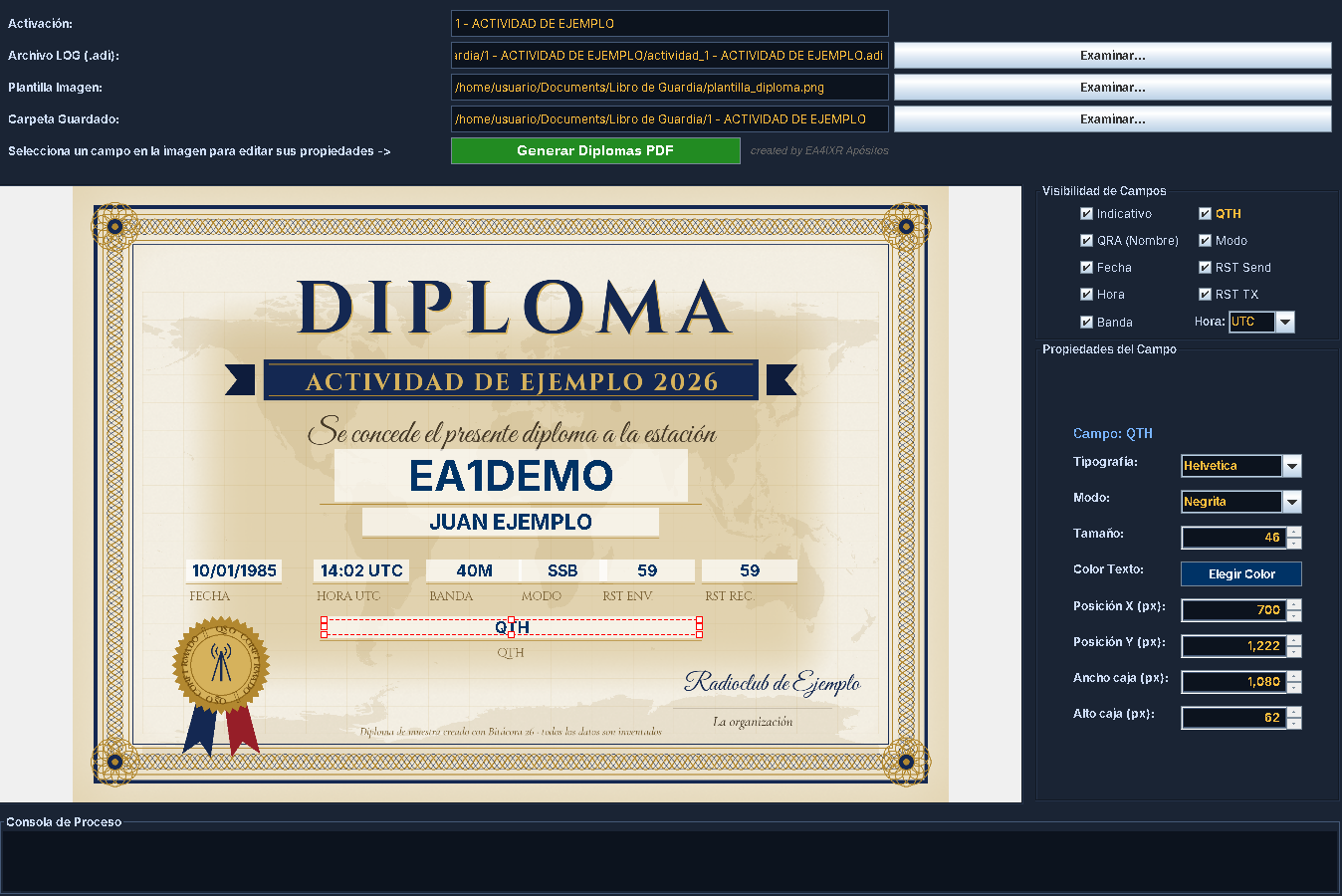 Generador de diplomas